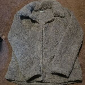 32 Degrees Gray Teddy Jacket